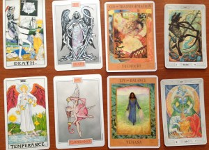 The Death and Temperance cards in Tarot