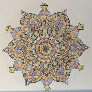 India-inspired mandala from Mandala Design Vol. 1 by Jenean Morrison