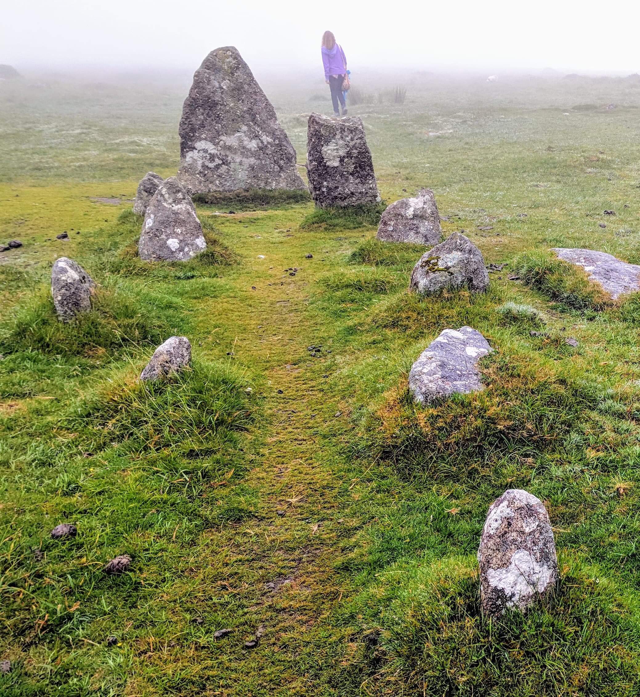 The processional avenues of Merrivale in Dartmoor